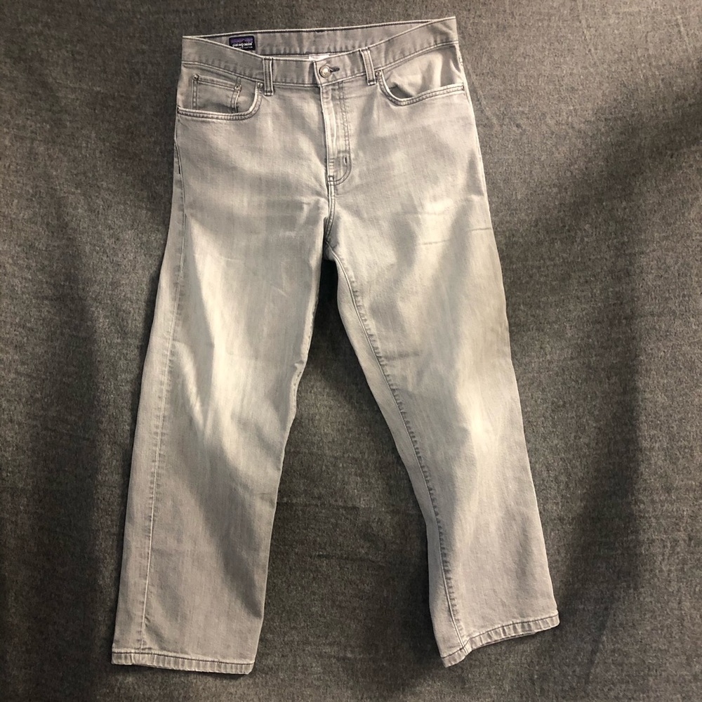 Patagonia gray mens jeans organic cotton